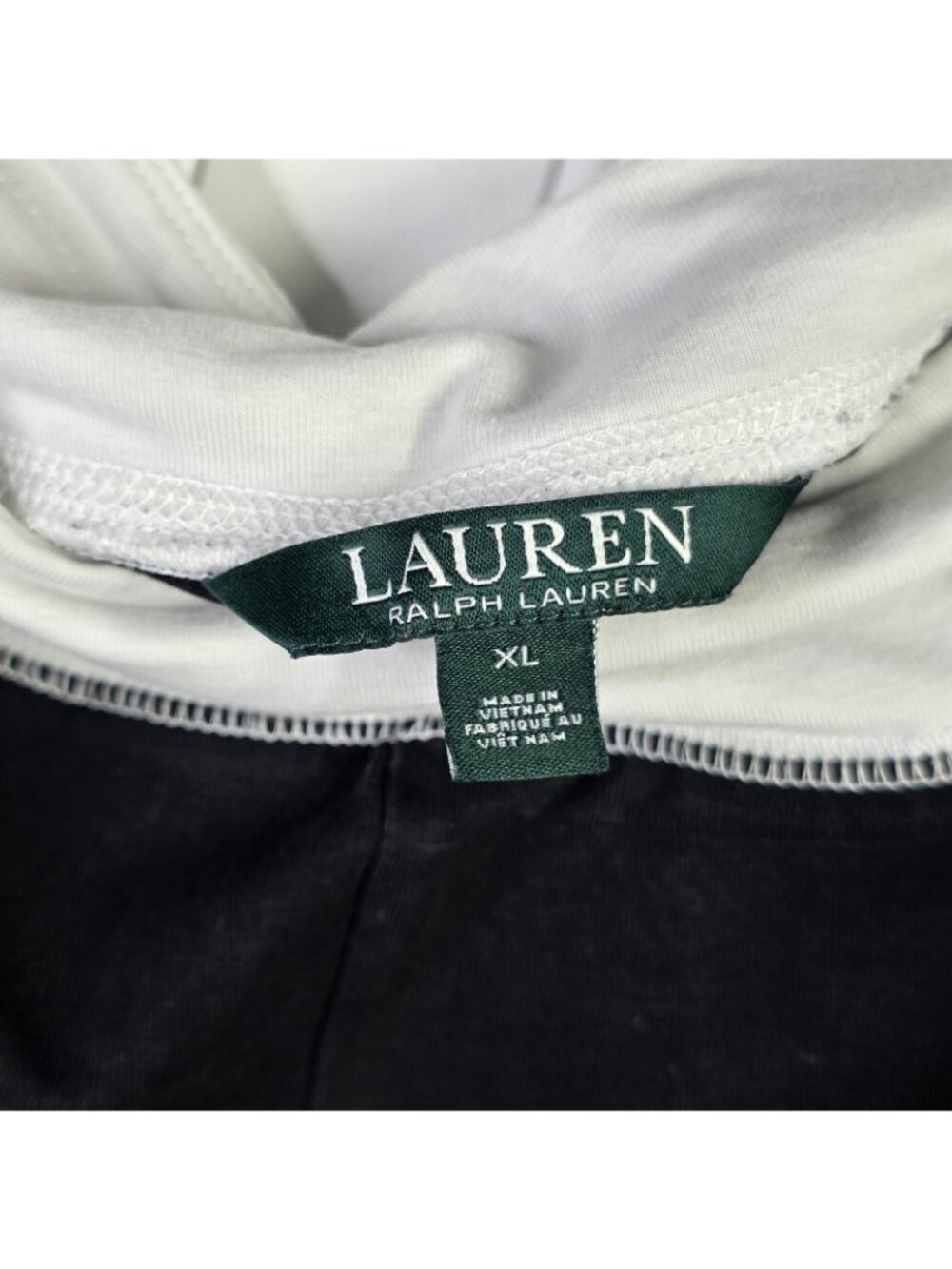 Lauren Ralph Lauren Athletic Lounge Pants Womens XL Black Zip Pocket Yoga Casual - Picture 2 of 9